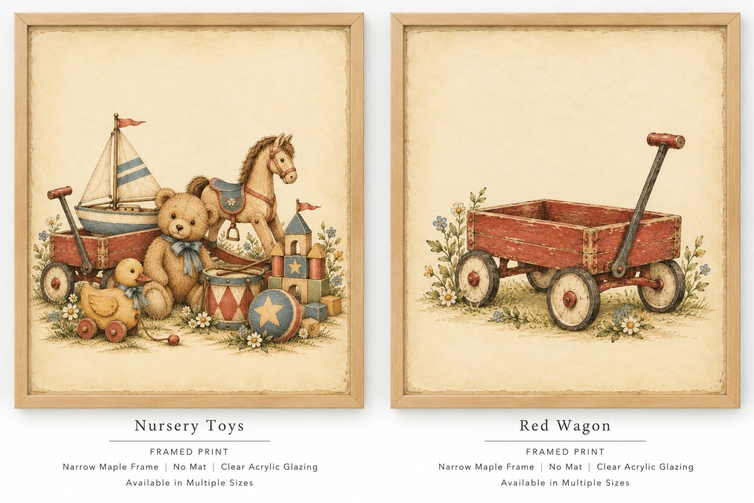 The Vintage Toy Collection — Nursery Prints — additional view