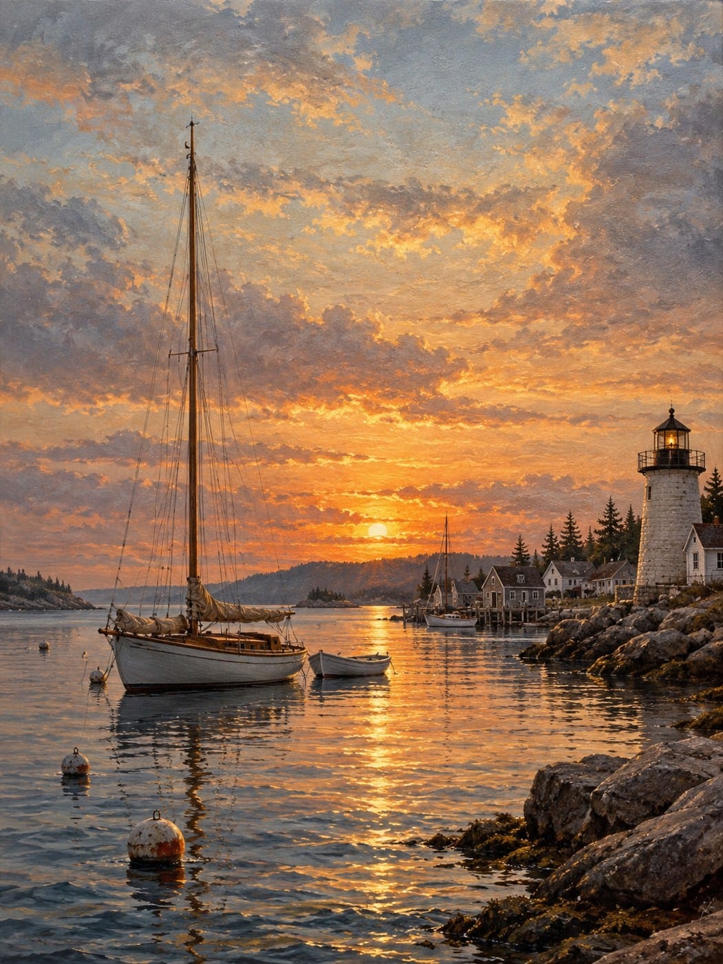 Harbor at Day's End