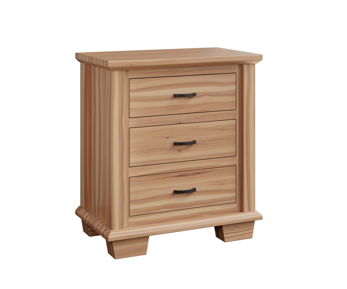 The Buckstone Large Three-Drawer Nightstand