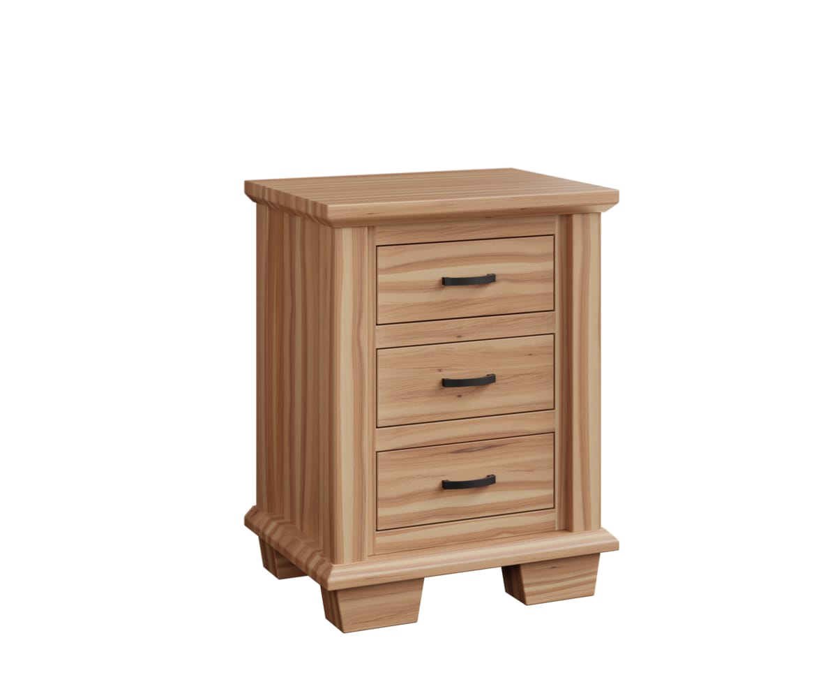 The Buckstone Three-Drawer Nightstand
