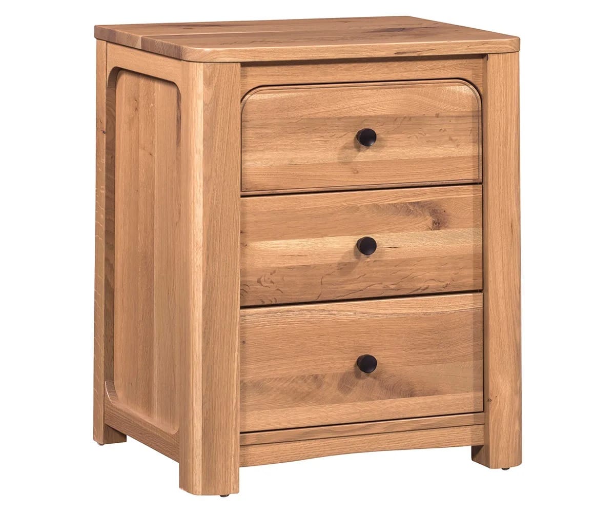 The Emerson Three-Drawer Nightstand