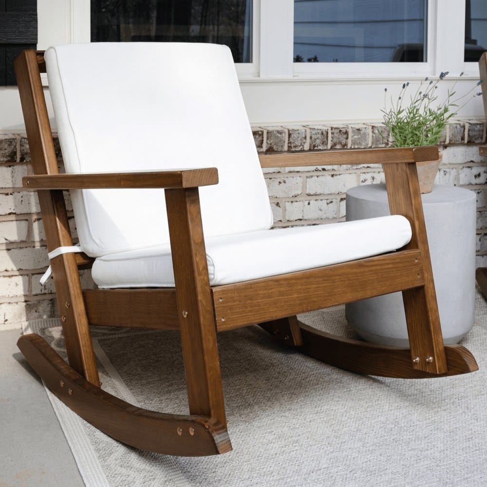 Slat-Back Porch Armchair