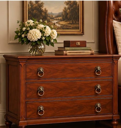 Applewood Wide Nightstand