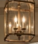 Brass Hall Lantern Pendant