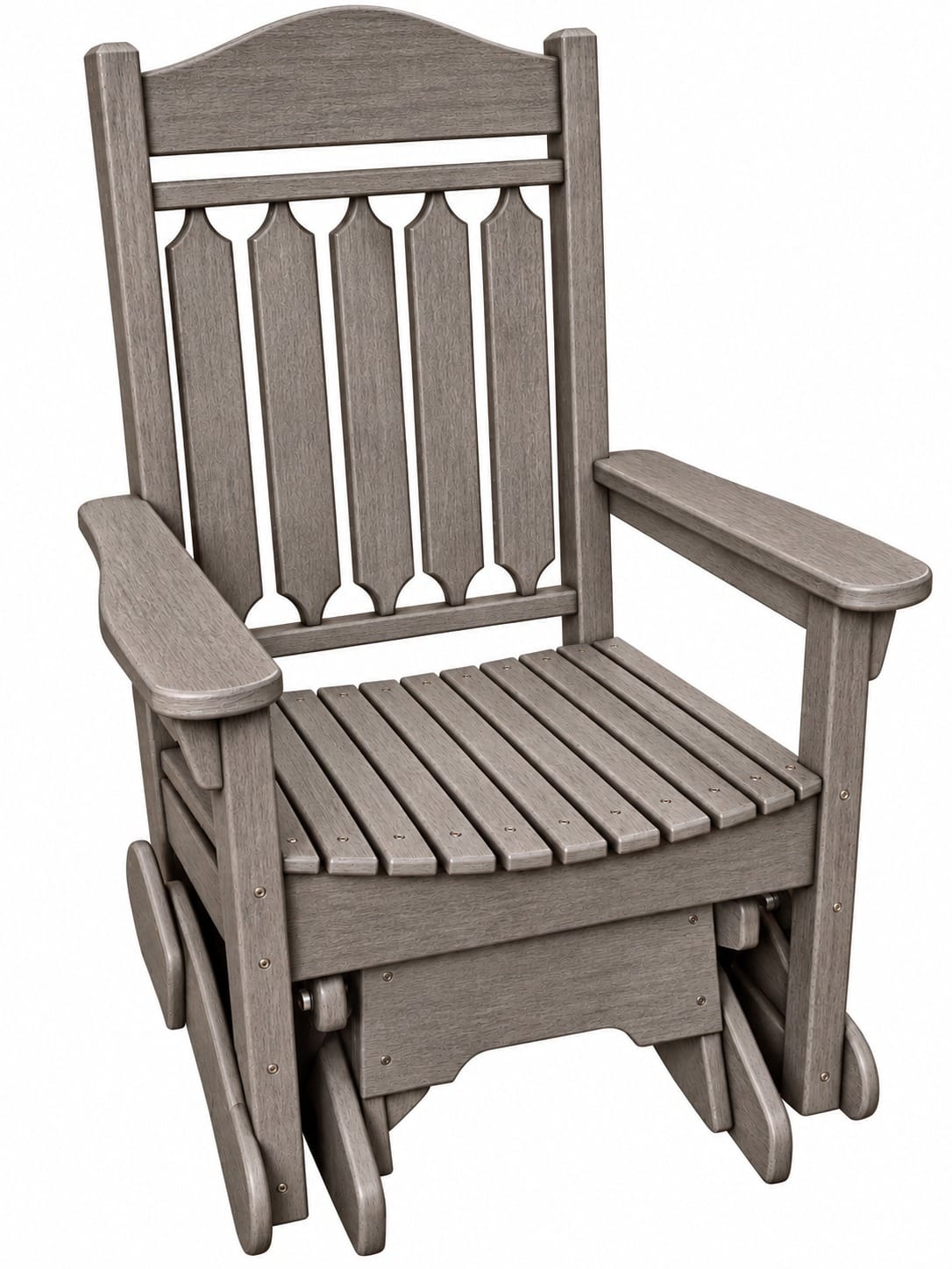 Adirondack Glider, Coastal Gray