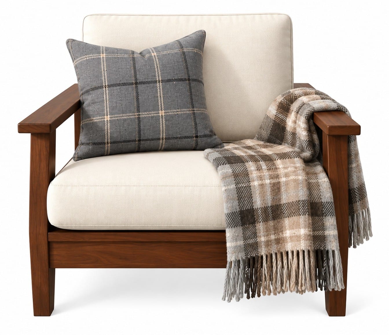 Outdoor Armchair, Brazilian Walnut