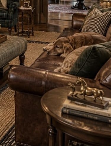 Leather Chesterfield Sofa