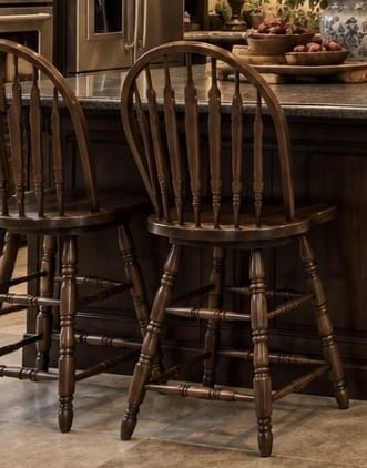 Windsor Counter Stools, Set of 3