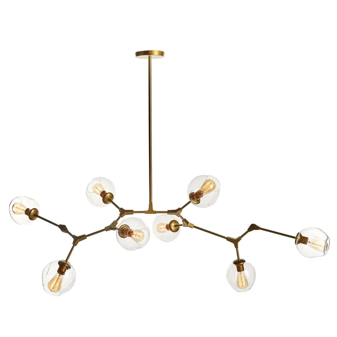 Daniella Globe Chandelier, Brass