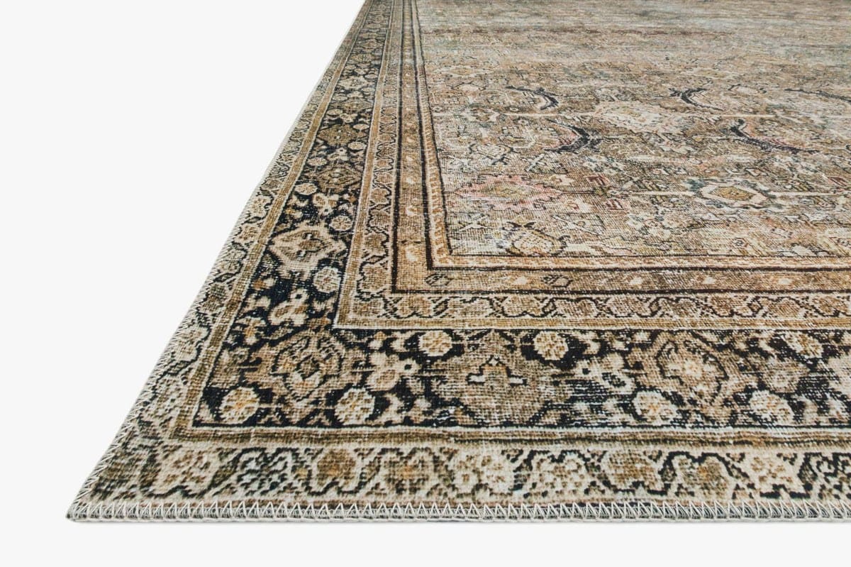 Loloi Layla Rug, Olive & Charcoal — additional view
