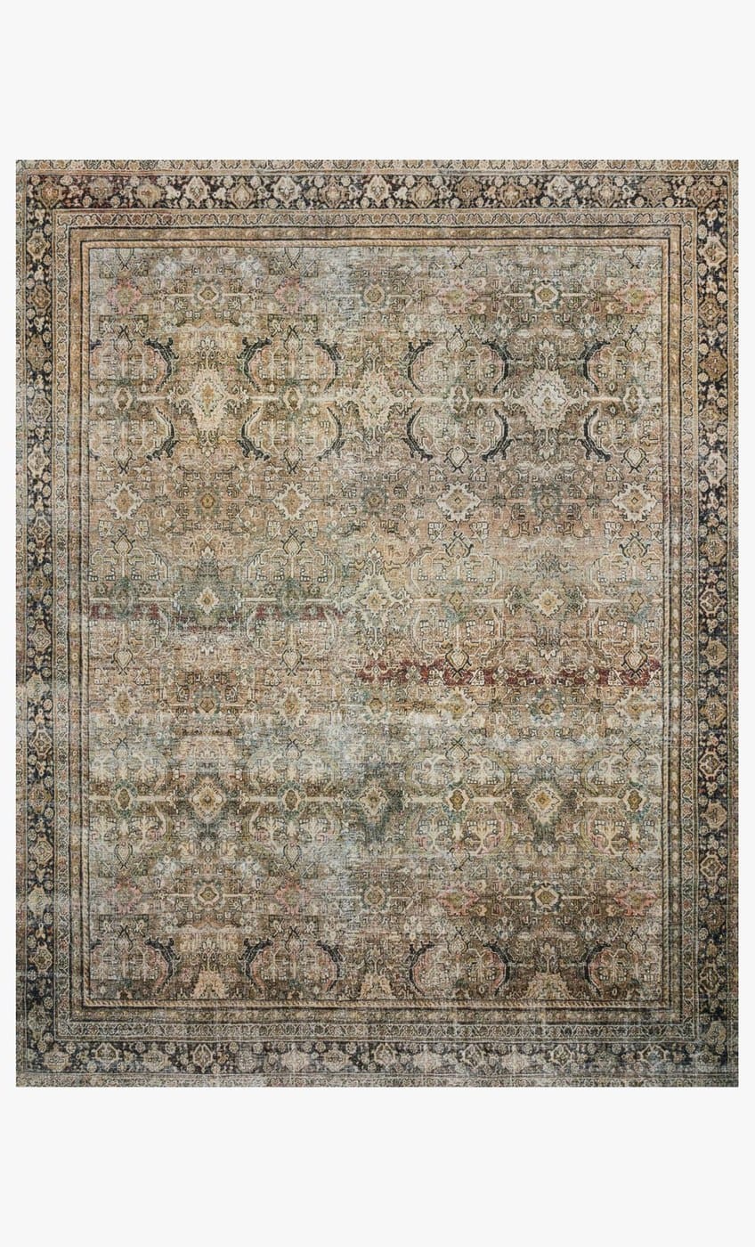 Loloi Layla Rug, Olive & Charcoal
