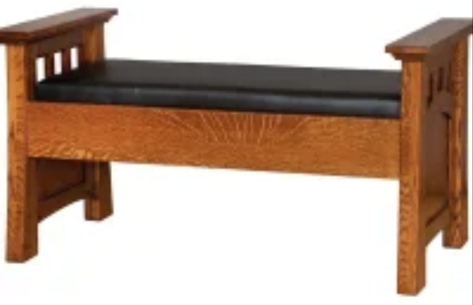 The Craftsman's Pride Upholstered Mission Bench