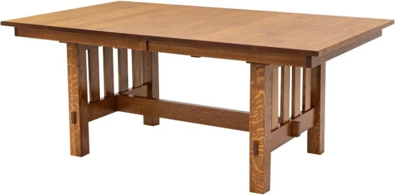 The Craftsman's Pride Trestle Dining Table — additional view