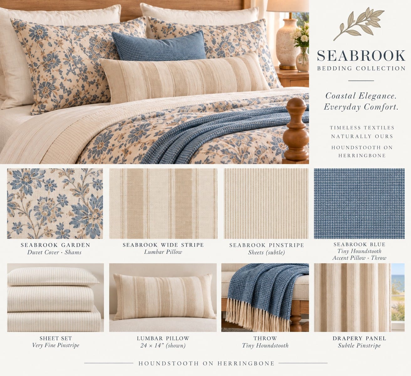The Seabrook Bedding Collection