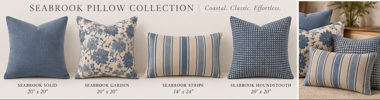 The Seabrook Pillow Collection