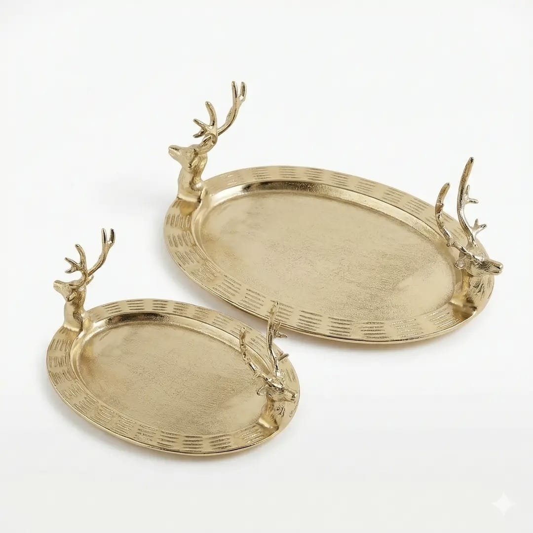 Reindeer Trays, Set of Two