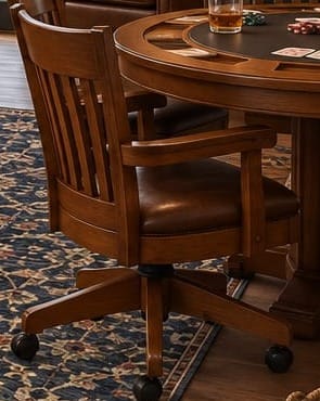 Mission Leather Game Chair