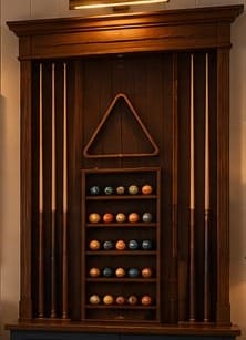 Mission Wall Cue Rack
