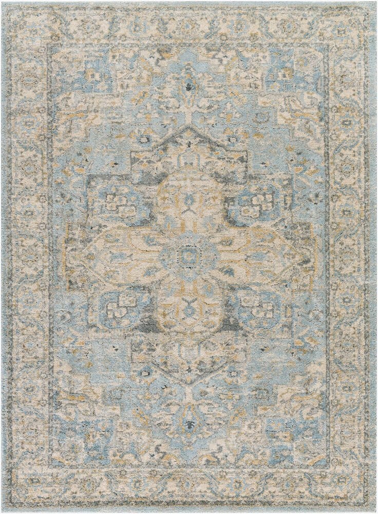 Surya Avellino Rug, Pale Blue & Sand, 12' × 15'