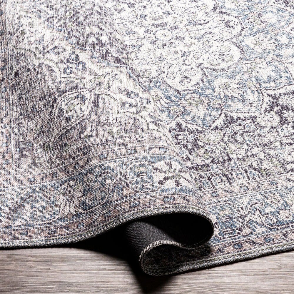 Surya Colin Rug, Blue & Ivory — additional view