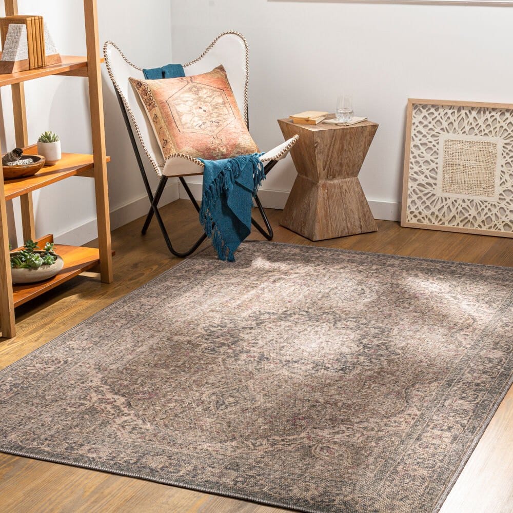 Surya Colin Rug, Taupe & Charcoal, 9'3" × 12' — additional view
