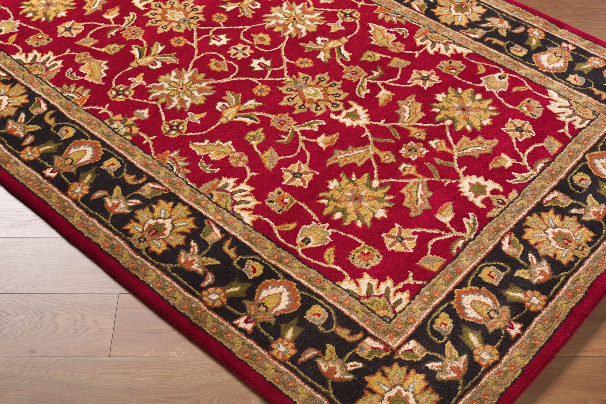 Surya Crowne Rug, Burgundy & Black, 12' × 15' — additional view