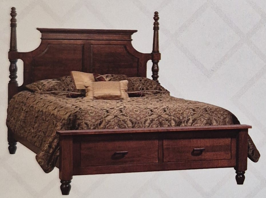 Jamestown Storage Bed with Footboard Drawers