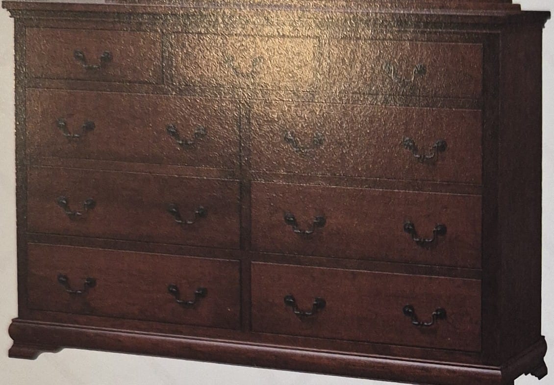 Jamestown Nine-Drawer Tall Dresser