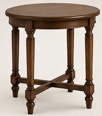 Turned Round Side Table