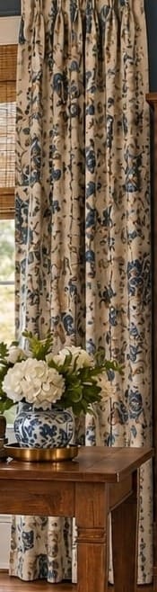 Westover Toile Drapery Panels