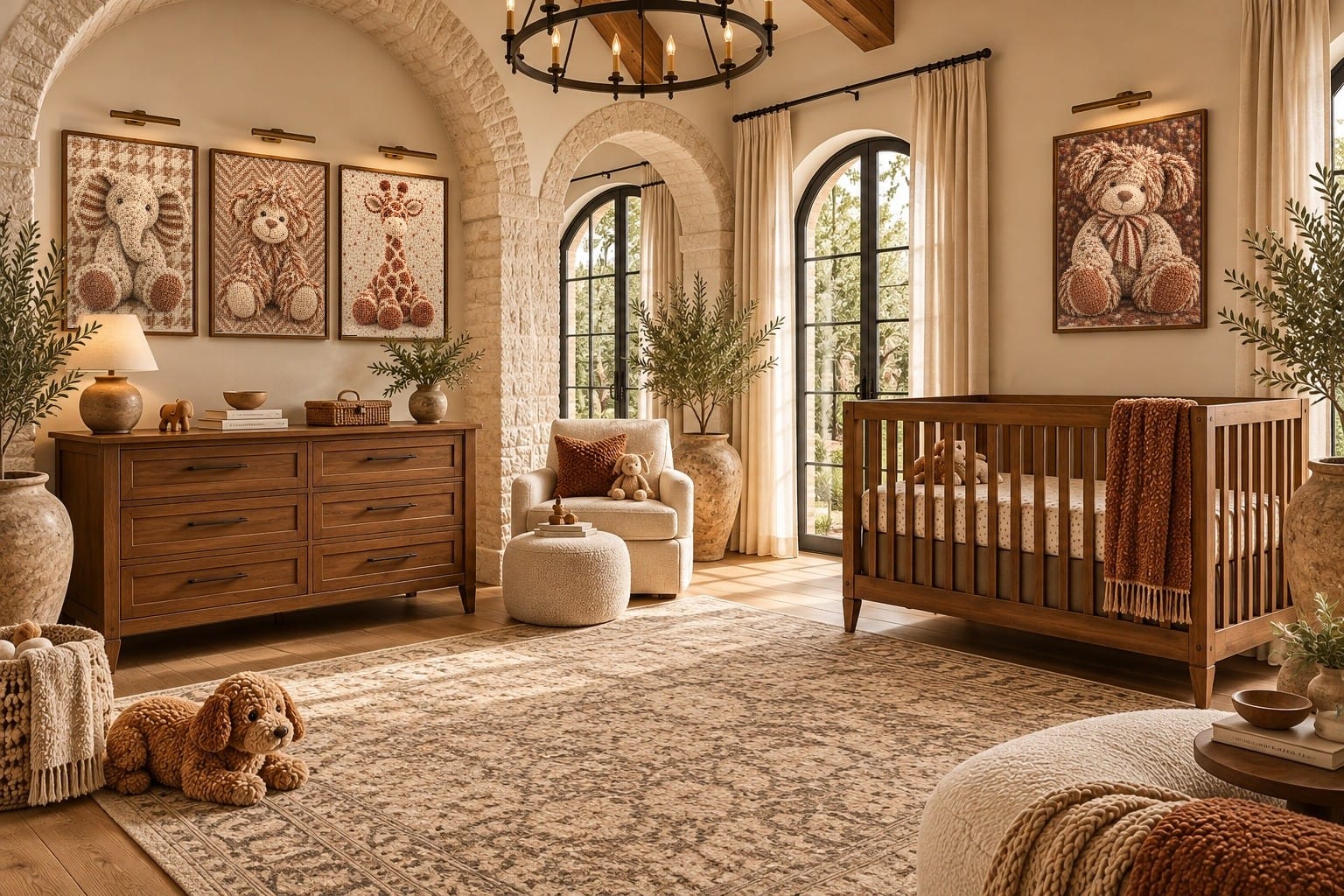 The Nursery — decorated room scene