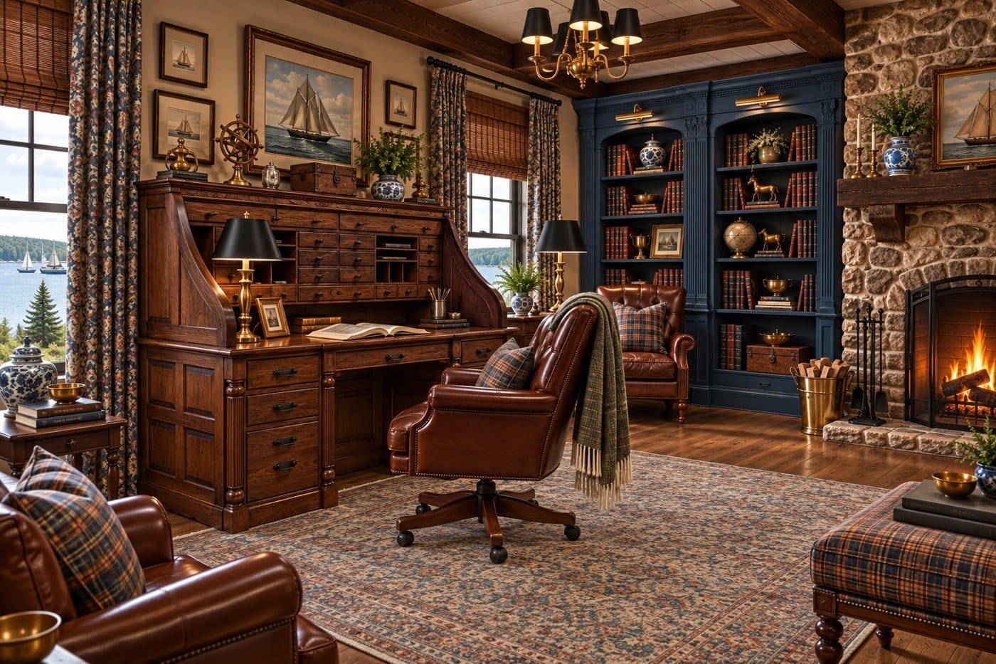 Grandpa's Office — decorated room scene