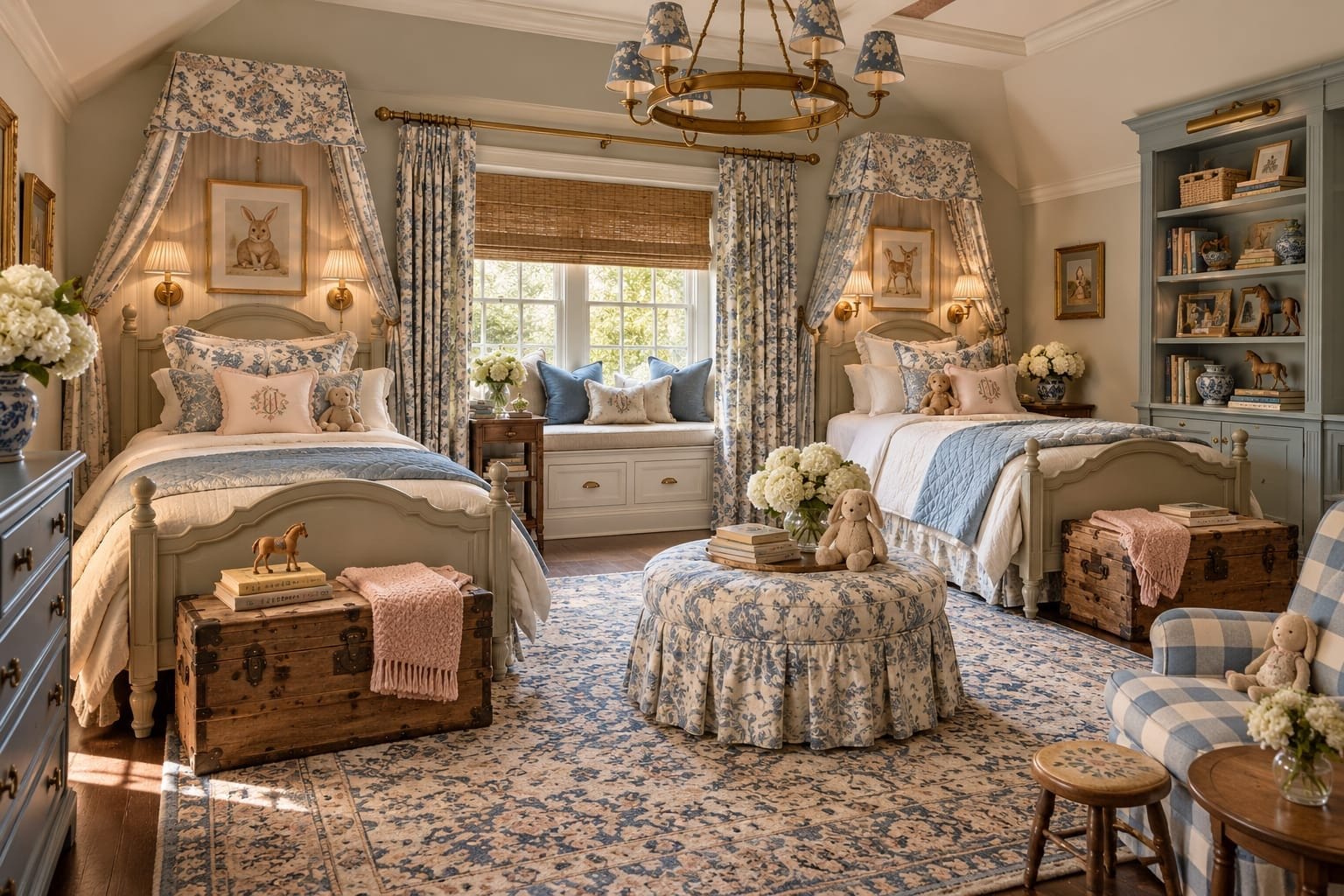 The Little Girls' Room — decorated room scene
