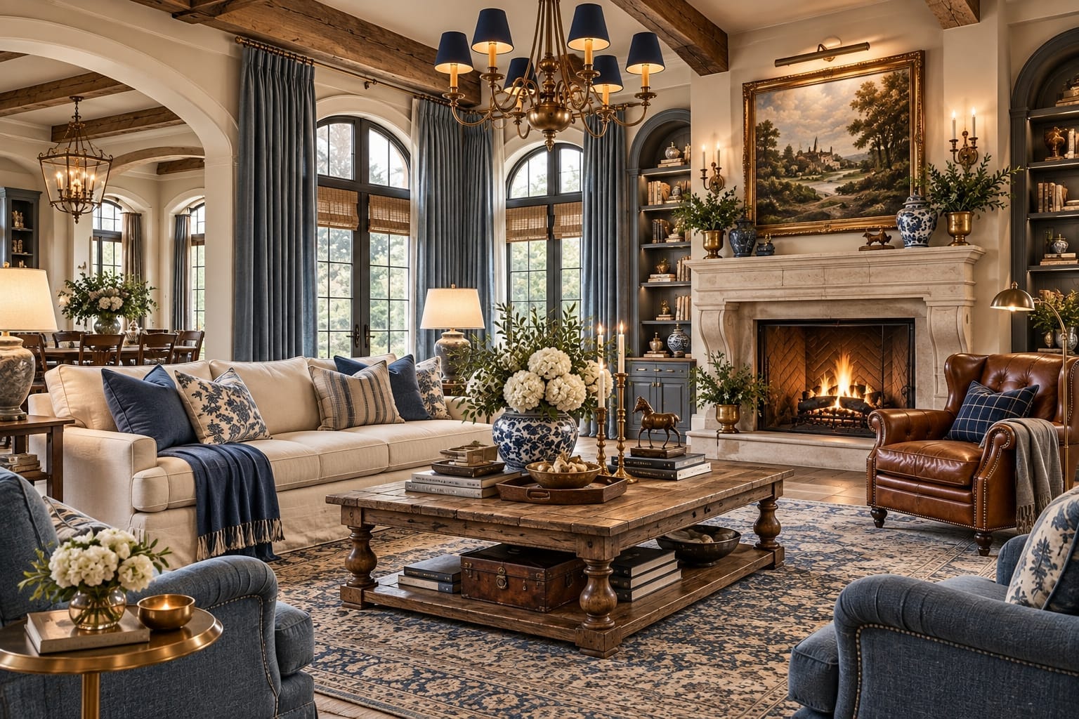 The Living Room — decorated room scene