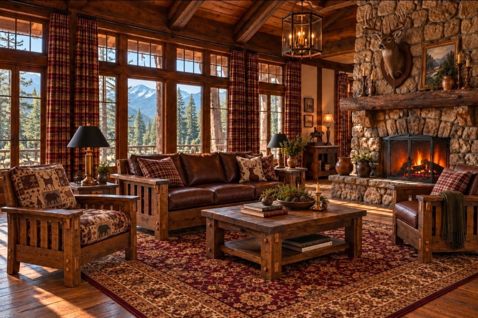 The Living Room — decorated room scene