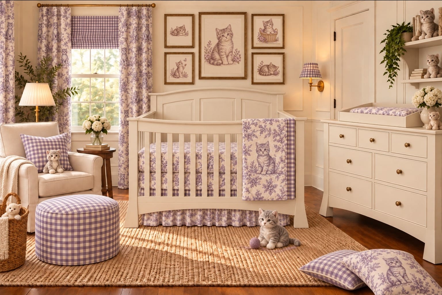 The Kitten Nursery — decorated room scene
