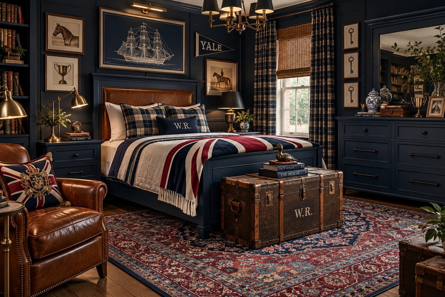 The Union Jack Room — decorated room scene