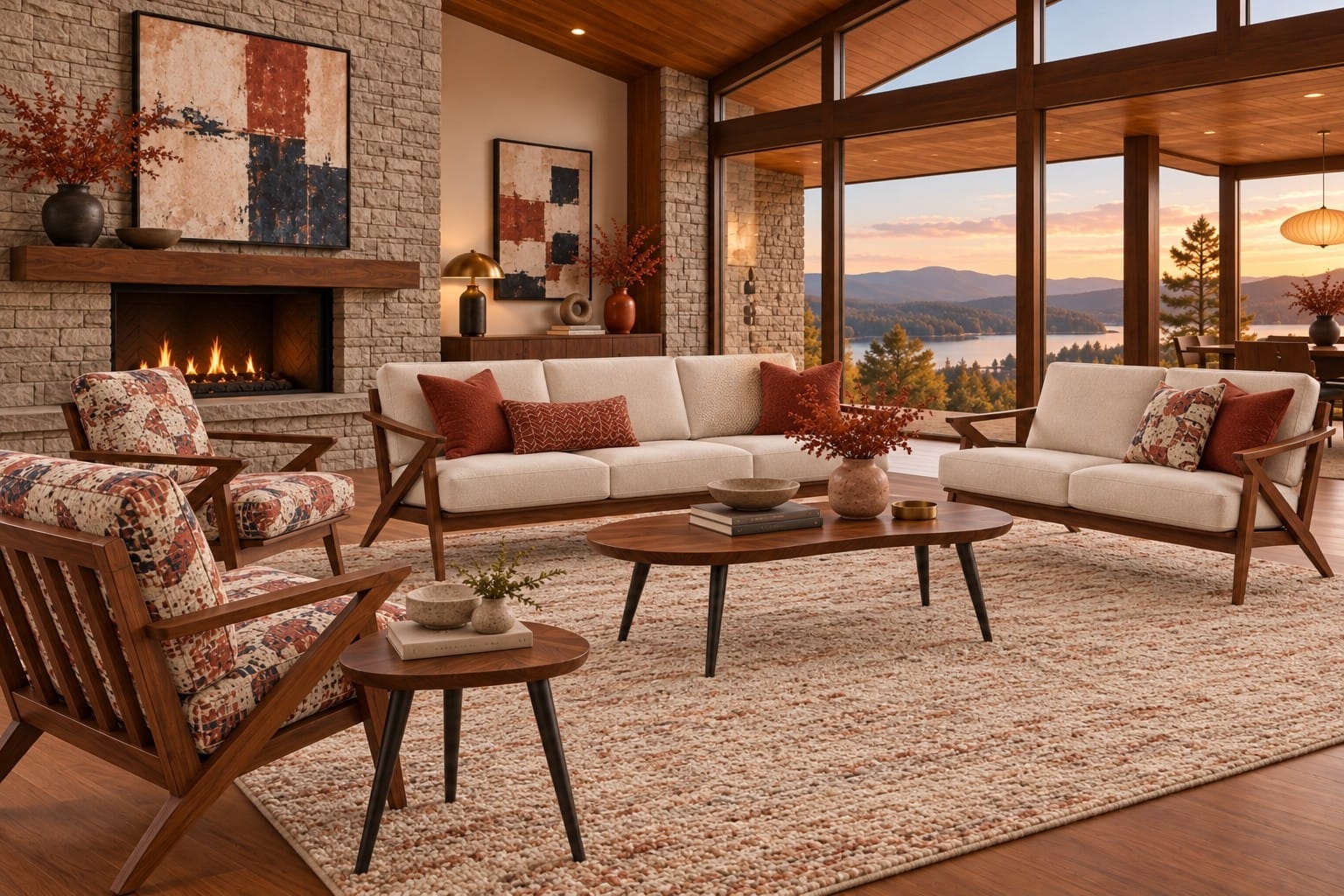 The Living Room — decorated room scene