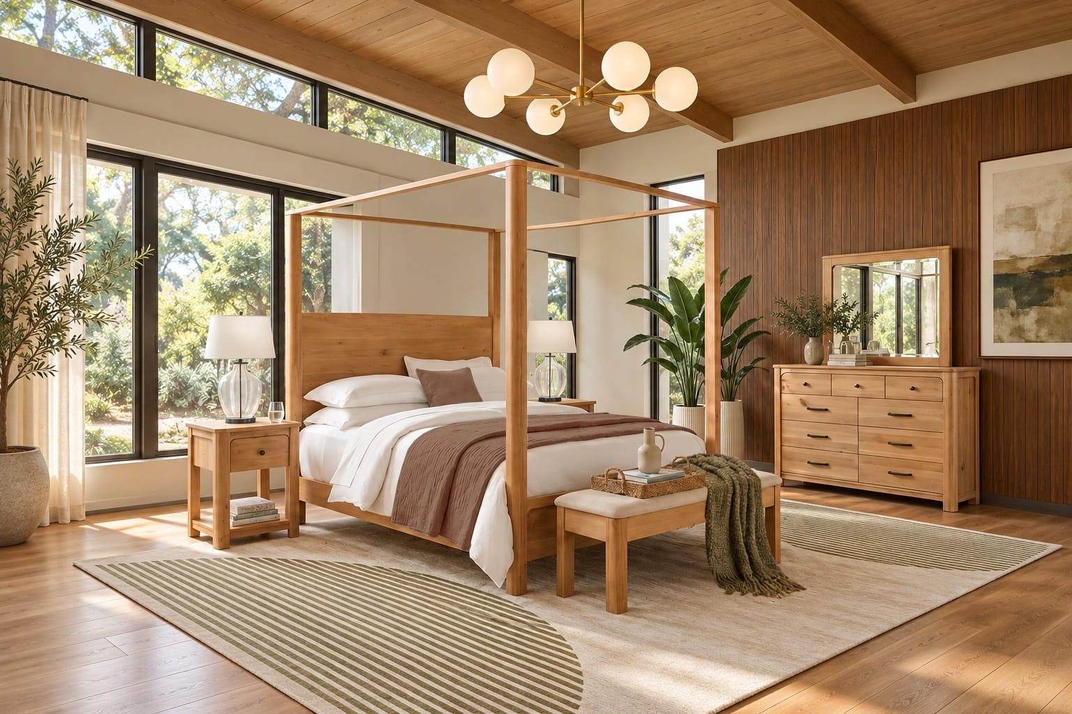 The Guest Bedroom — decorated room scene