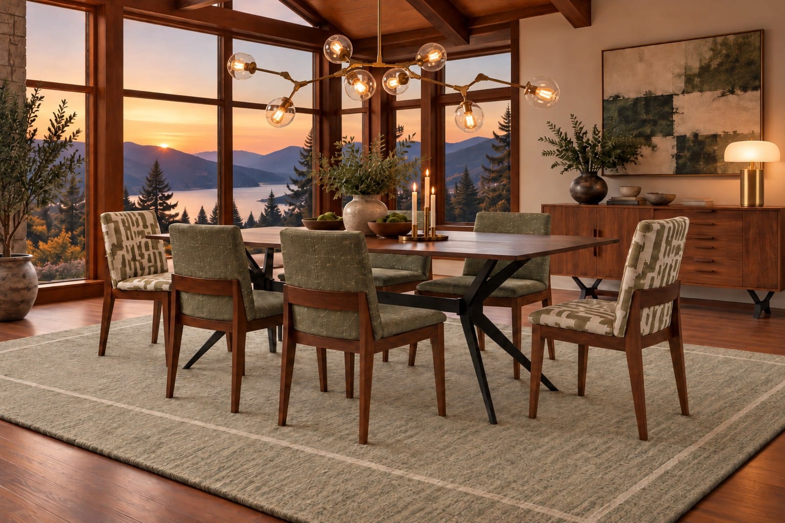 The Dining Room — decorated room scene