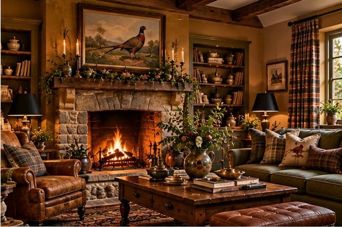 The Living Room — decorated room scene