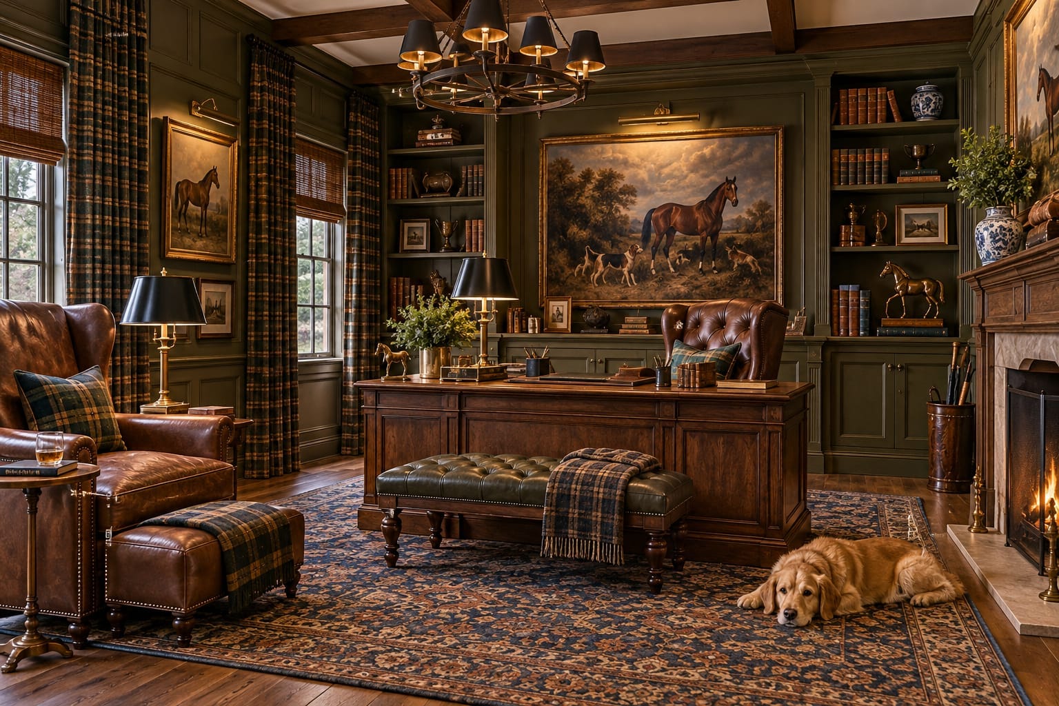 The Gamekeeper's Office — decorated room scene