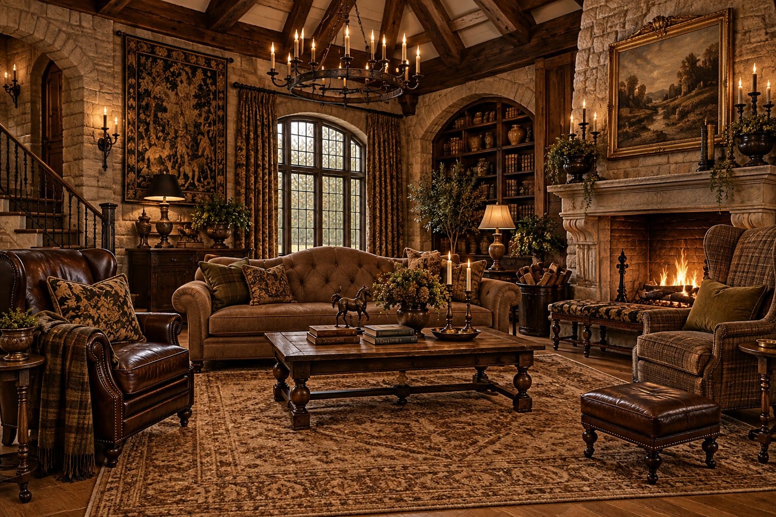 The Living Room — decorated room scene