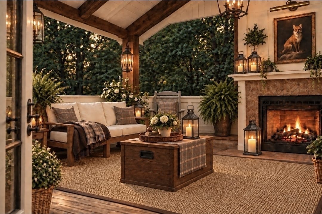 The Back Porch — decorated room scene