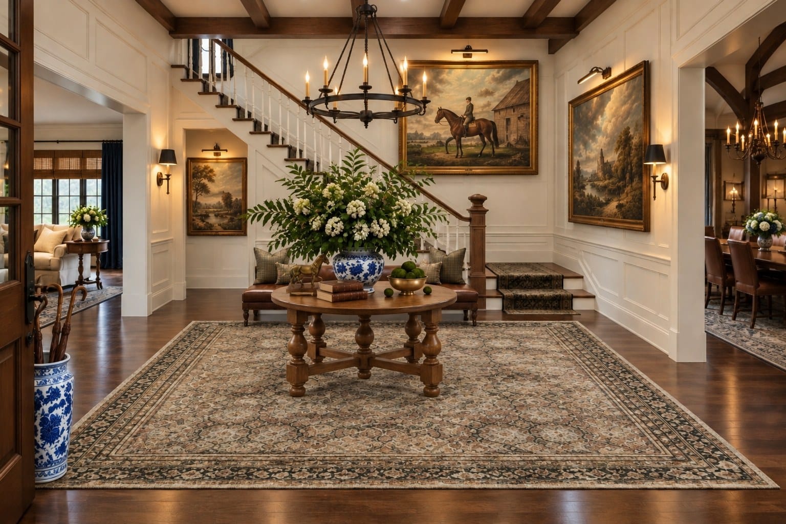 The Entrance Hall — decorated room scene