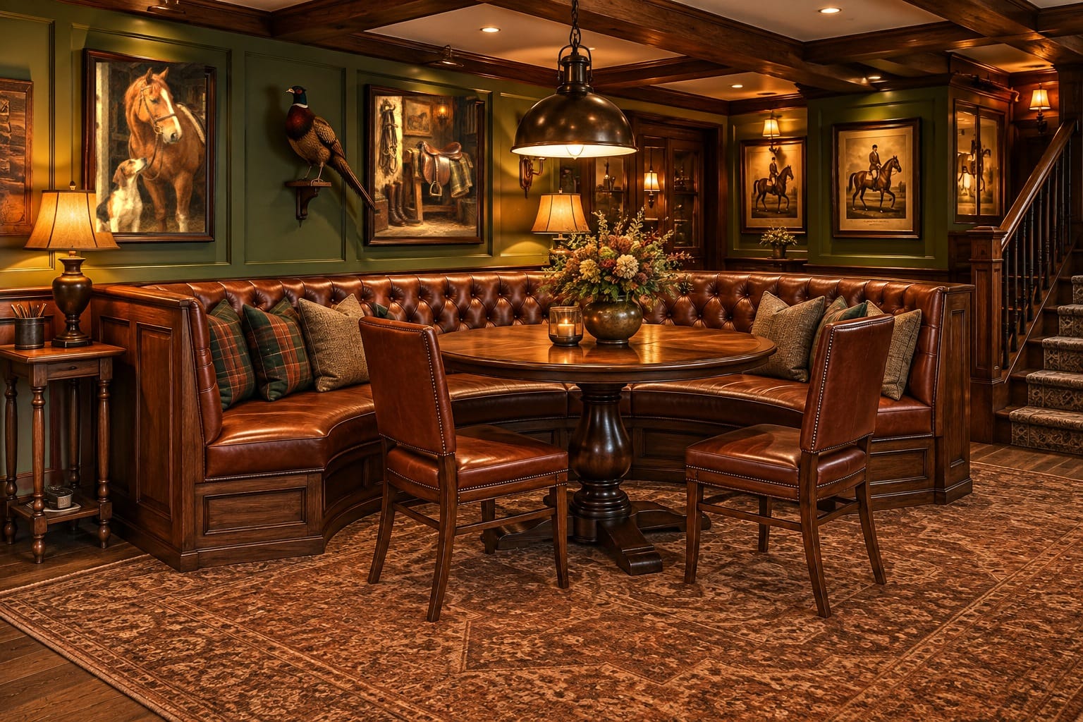 The Pub Sitting Area — decorated room scene