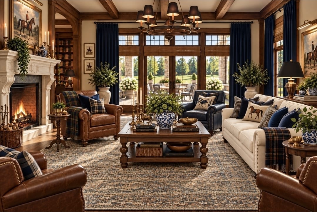 The Living Room — decorated room scene