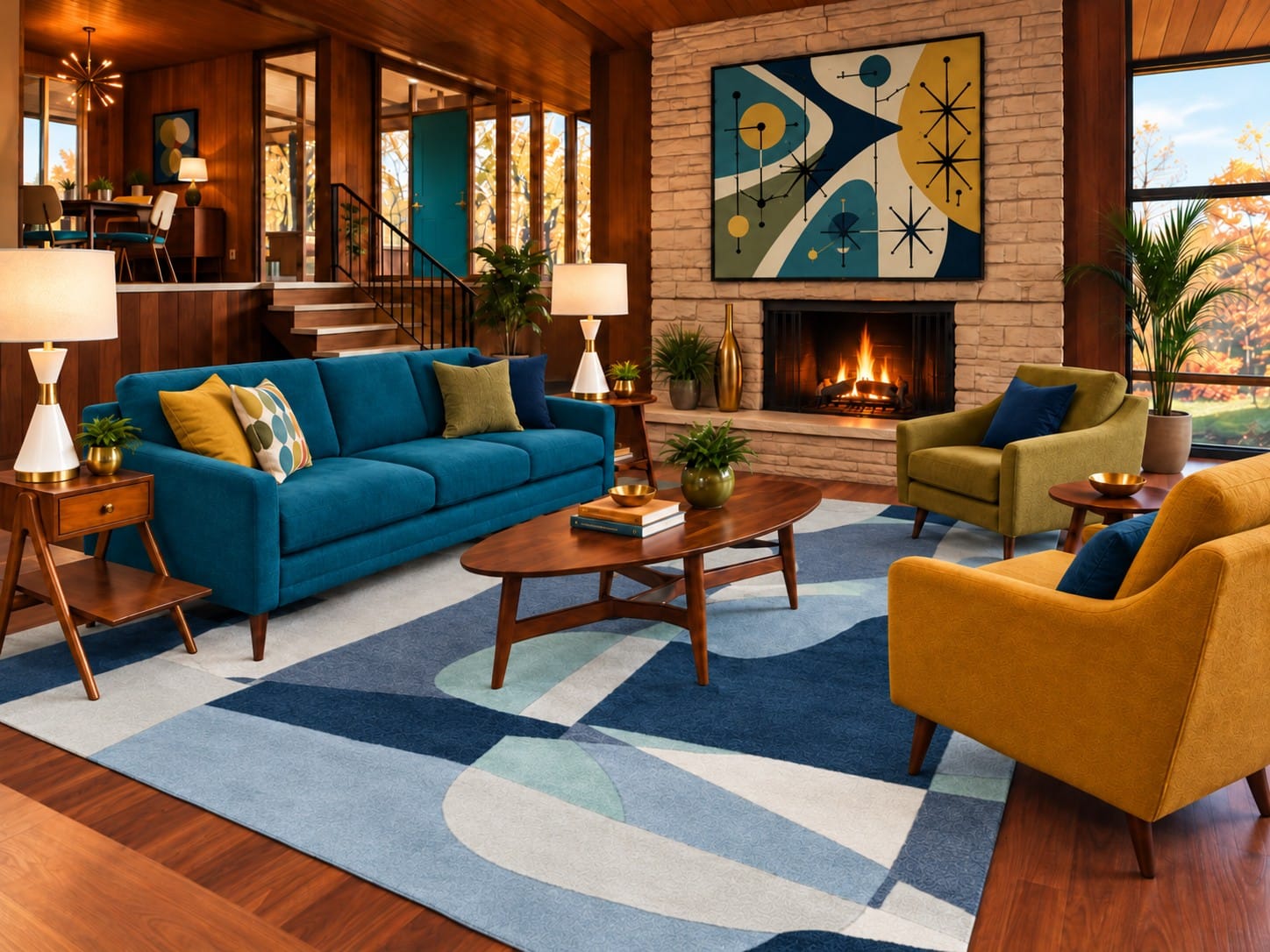 The Living Room — decorated room scene