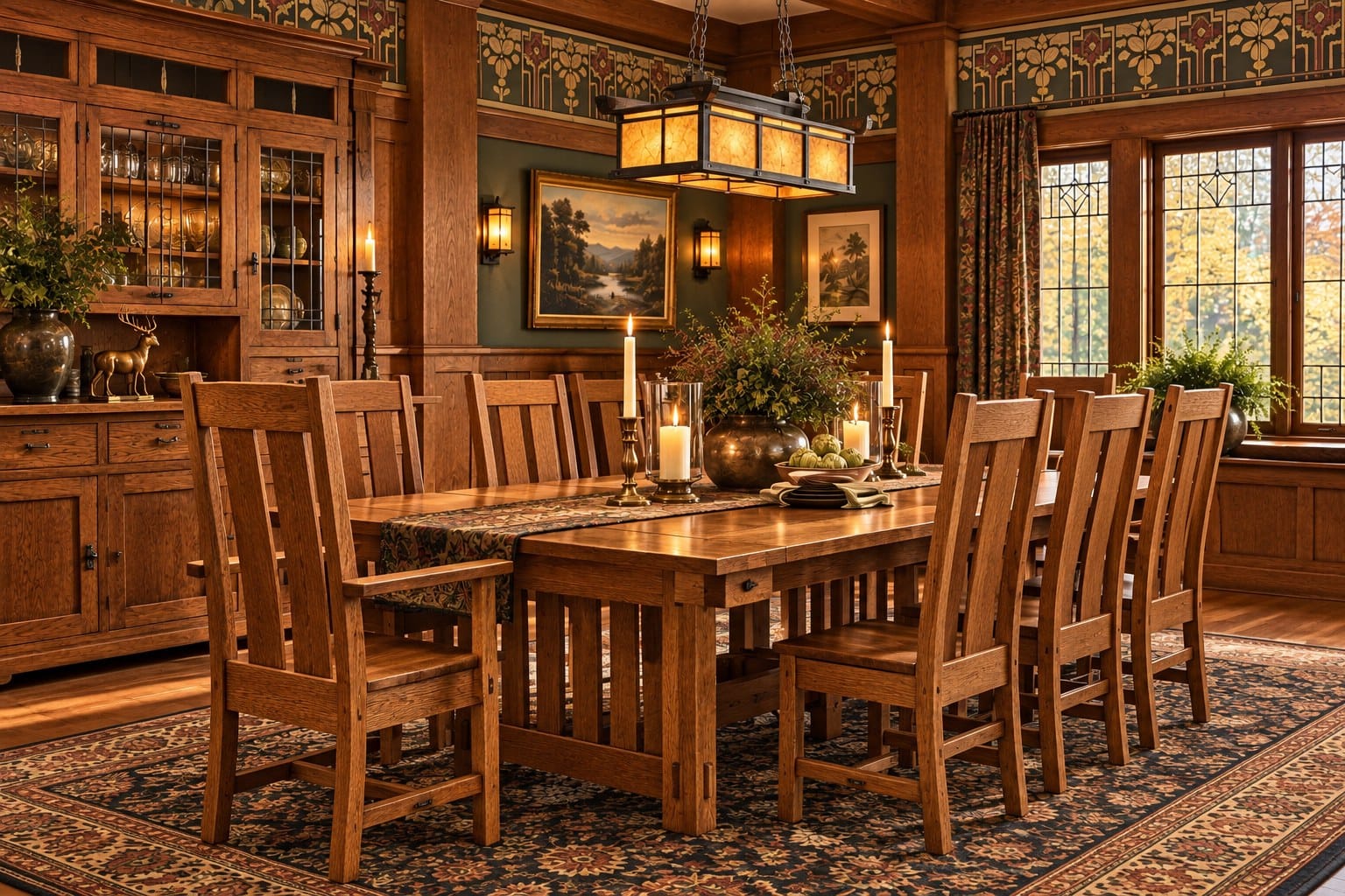 The Dining Room — decorated room scene
