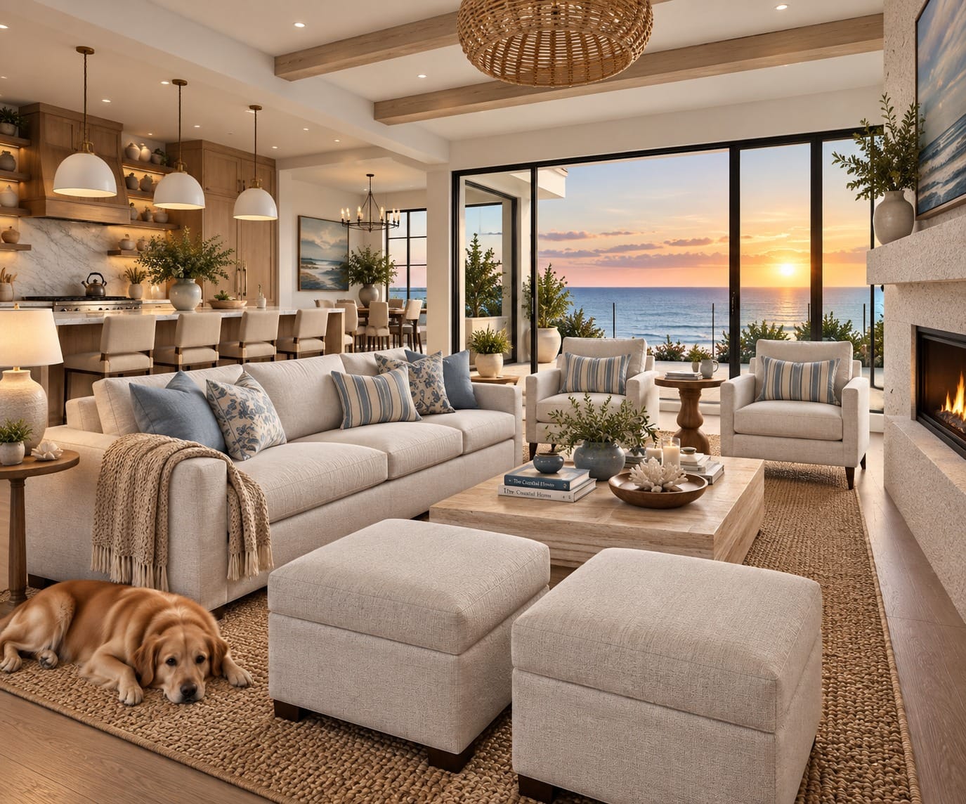 The Living Room — decorated room scene